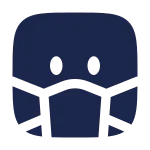 Facemask Square SVG Icon